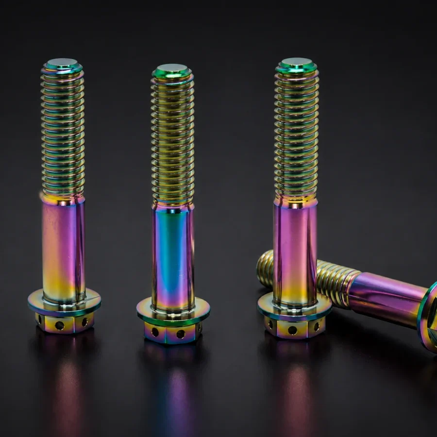 M8 × 40 × 1.25 Titanium Axle Pinch Bolts – Pack of 4