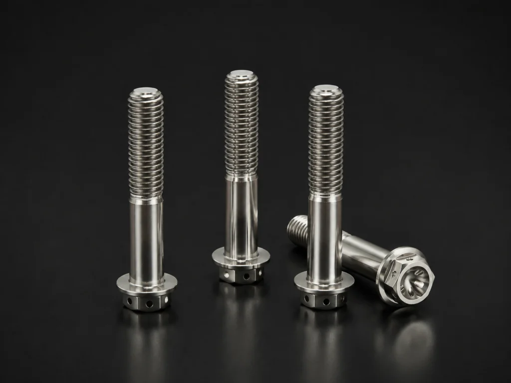 M8 × 45 × 1.25 Titanium Axle Pinch Bolts – Pack of 4