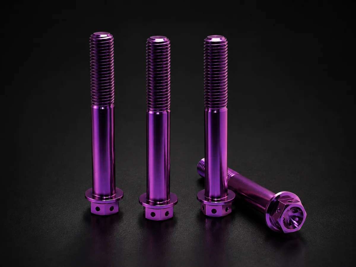 M10 × 55 × 1.25 Titanium Brake Caliper Bolts – Pack of 4